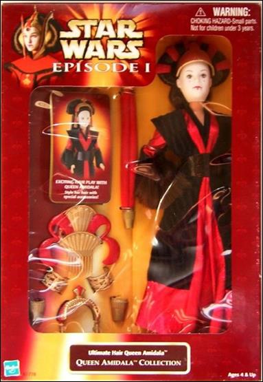 Star Wars Episode I: 12" Action Figures Ultimate Hair Queen Amidala by Hasbro