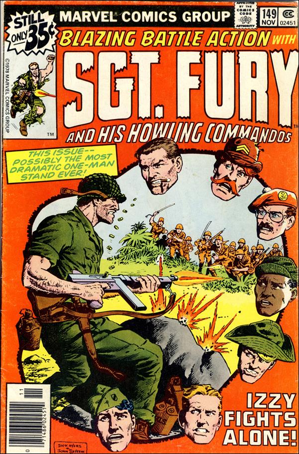 Sgt. Fury And His Howling Commandos 149 A, Nov 1978 Comic Book By Marvel