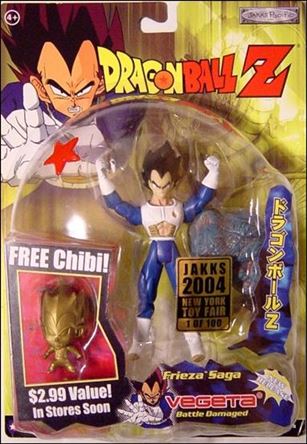 Dragon Ball Z Vegeta (Battle Damaged) with Chibi 1/100, Jan 2004