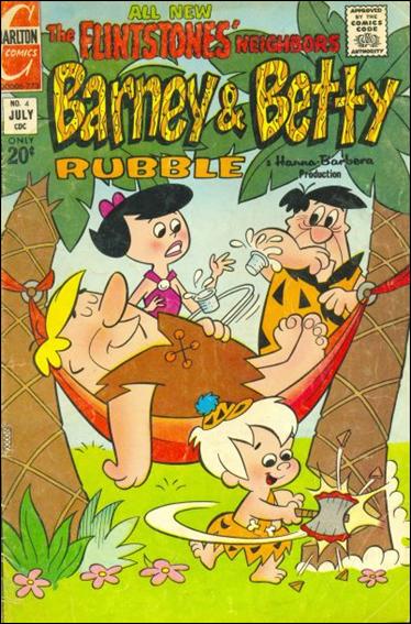 Barney and Betty Rubble 4-A by Charlton