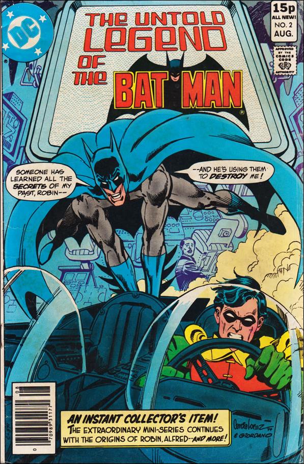 Untold Legend Of The Batman 2 B, Aug 1980 Comic Book By DC