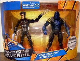 X-Men Origins: Wolverine Wolverine And Beast, Jan 2009 Action Figure By ...