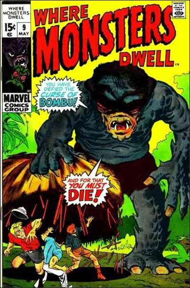 Where Monsters Dwell (1970) 9-A by Marvel
