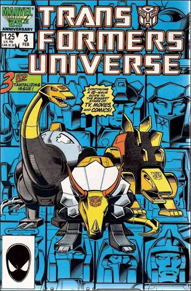 Transformers Universe 3 A, Feb 1987 Comic Book By Marvel