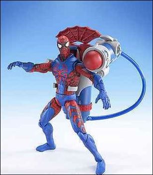 spider man blast gear action figure