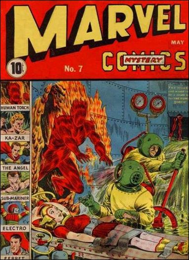 Marvel Mystery Comics (1939) 7-A by Timely