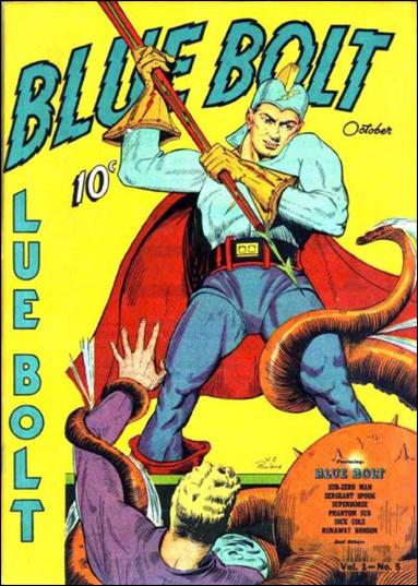 Blue Bolt (1940) 5-A by Novelty Press