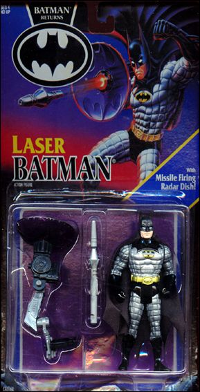 Batman Returns Laser Batman Silver Missile Weapon Accessory Kenner 1992 