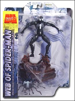 marvel select black spiderman