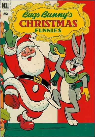 Bugs Bunny's Christmas Funnies 1-A by Dell