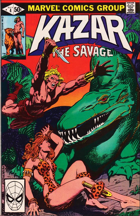 Ka-Zar the Savage 4-A by Marvel