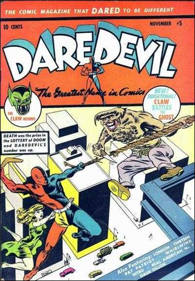 Daredevil (1941) 5-A by Lev Gleason Productions
