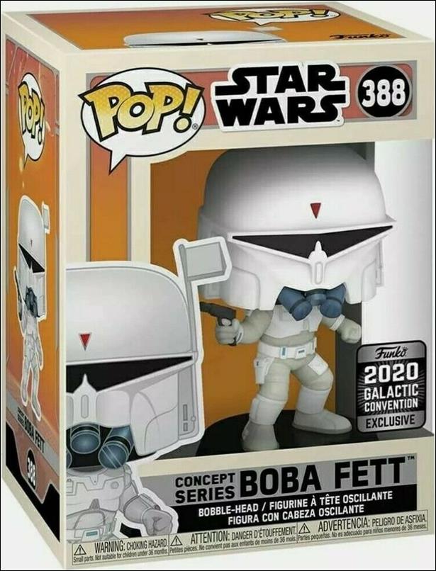 POP! Star Wars Concept Series Boba Fett Galactic Convention, Jan 2020