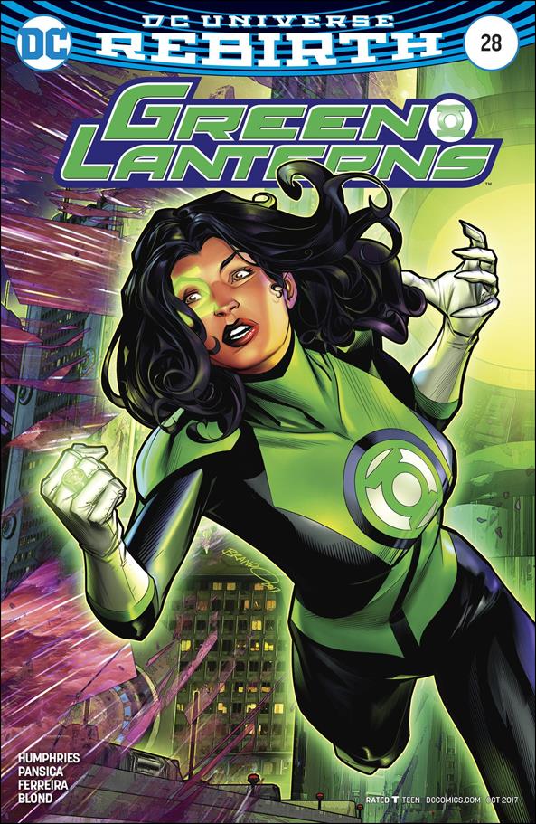 Green Lanterns 28 B, Oct 2017 Comic Book By DC