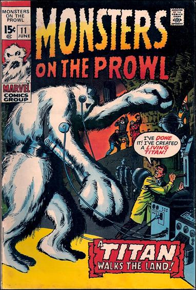 Monsters on the Prowl 11-A by Marvel