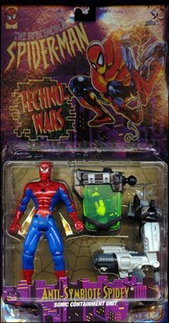 Spider-Man: Techno Wars Anti-Symbiote Spidey, Jan 1996 Action