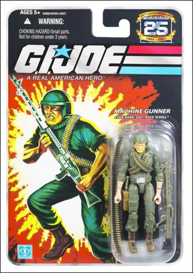 G.i. Joe 25th Anniversary Basic  Rock 'n Roll (machine Gunner), Jan 