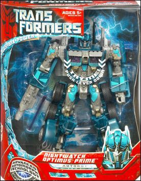 Transformers Movie Action Figures Nightwatch Optimus Prime, Jan