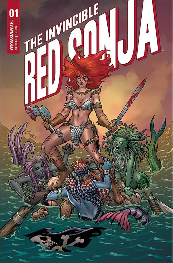 Invincible Red Sonja 1-A by Dynamite Entertainment