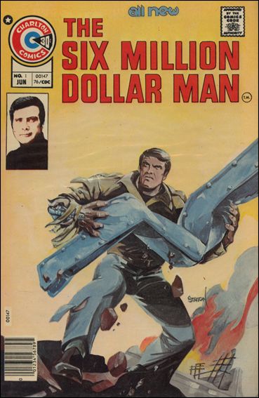 Six Million Dollar Man (1976/06) 1-A by Charlton