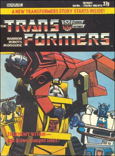 Transformers (UK) 13-A by Marvel UK