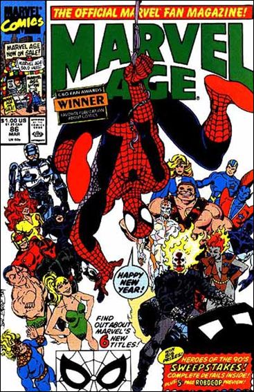 Marvel Age 86-A by Marvel