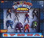 Marvel's Metallic Heroes Box Sets Marvel Comics (Heroes &amp; Villains) 8-Pack by Toy Biz