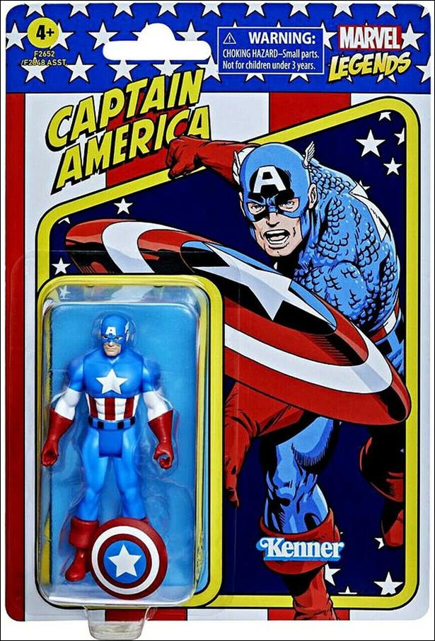 Marvel Legends Retro (3.75 inch Series) Captain America by Hasbro