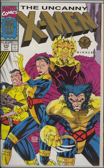 Uncanny X-Men 275 B, Apr 1991 Comic Book By Marvel