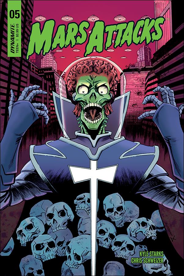 Mars Attacks (2018) 5-C by Dynamite Entertainment
