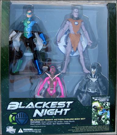 blackest night action figures list