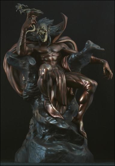 Marvel Statues Faux Bronze Mephisto 1/200, Dec 2009 Statue / Bust