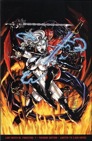 Lady Death Vs Purgatori 1 B, Dec 1999 Comic Book By Chaos! Comics