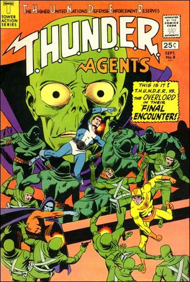 T.H.U.N.D.E.R. Agents (1965) 8-A by Tower