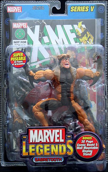 Toy Biz Marvel Legends X-Men Sabretooth Series V for sale online