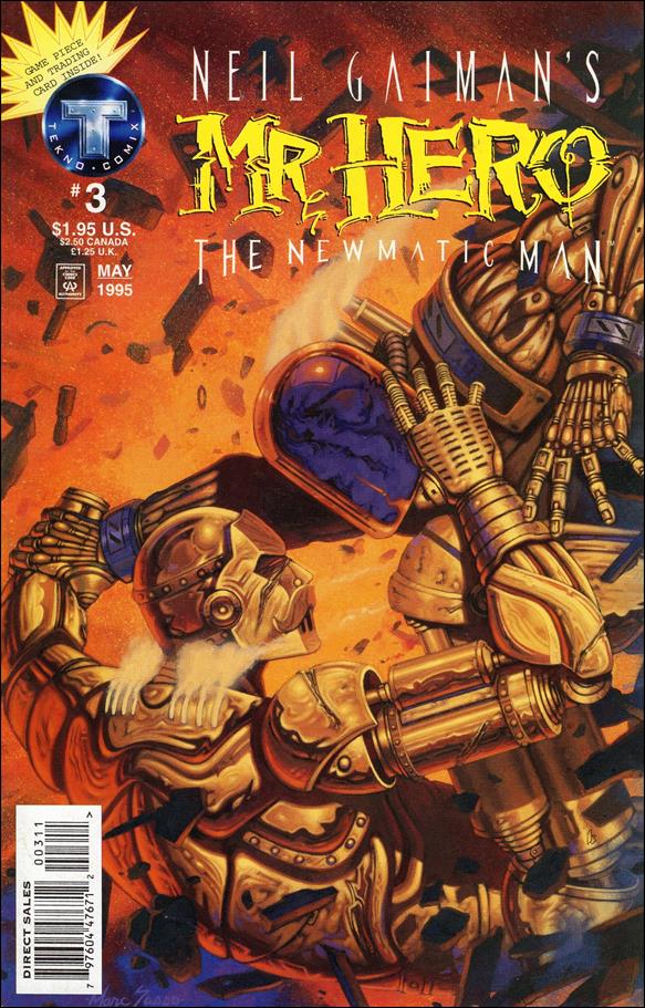 Neil Gaiman's Mr. Hero: The Newmatic Man (1995) 3-A by Tekno•Comix