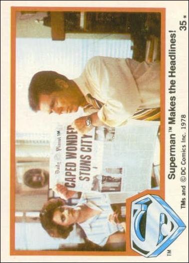 Superman (Movie) Series 1 (Base Set) 35-A by Topps