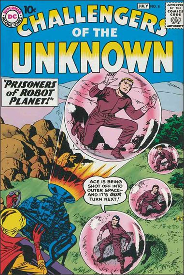 Challengers of the Unknown (1958) 8-A by DC