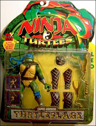 Ninja Turtles: The Next Mutation Camo-Armor Leo, Jan 1997 Action 