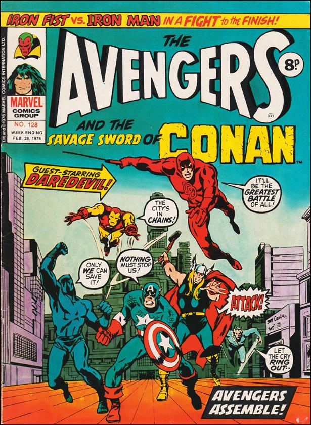 Avengers (UK) 128-A by Marvel UK