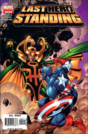 Last Hero Standing 5 A, Aug 2005 Comic Book by Marvel