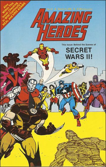 Amazing Heroes 67-A by Fantagraphics