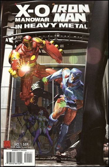 X-O Manowar/Iron Man: In Heavy Metal 1-A by Valiant