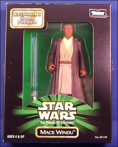 Star Wars: The Power of the Force 2 3 3/4" Exclusive Figures Episode I Preview Mace Windu by Kenner