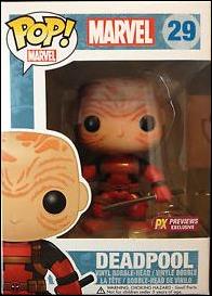 POP! Marvel Deadpool (Unmasked) Previews by Funko