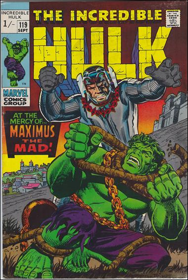 Incredible Hulk B Sep Comic Book By Marvel