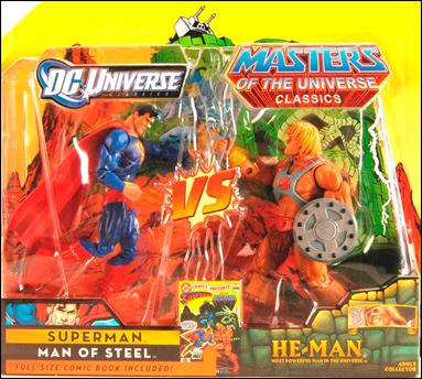 DC vs Masters of the Universe Classics SUPERMAN VS HE-MAN