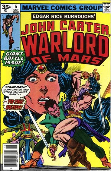 John Carter, Warlord of Mars (1977) 5-B by Marvel