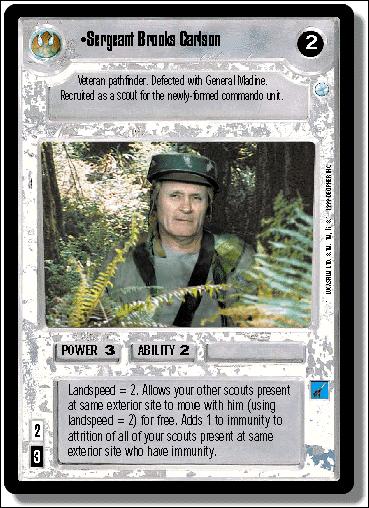 star wars ccg endor card list