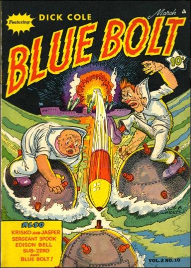Blue Bolt (1941) 10-A by Novelty Press